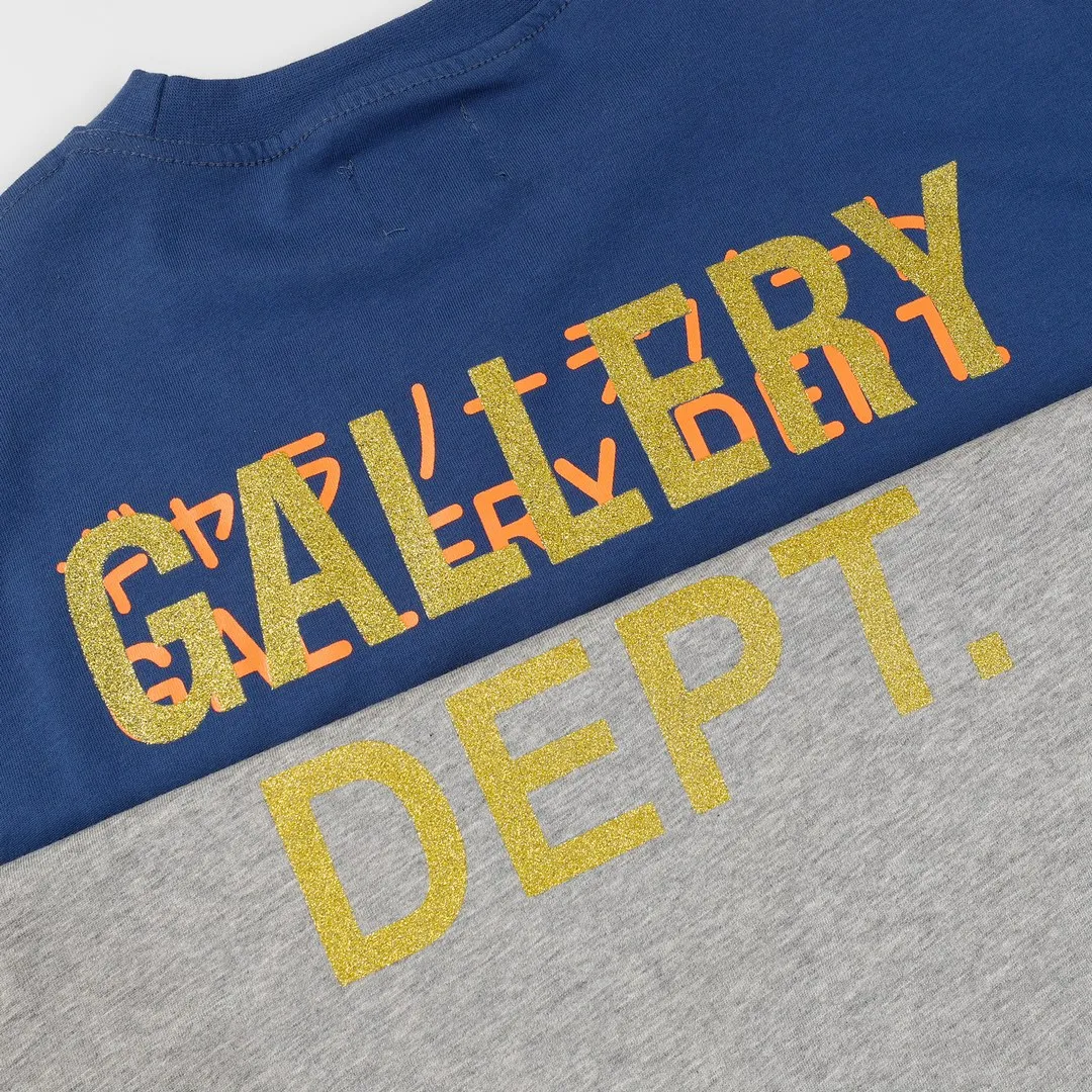 GALLERY.DEPT new summer short-sleeved model number: D3121#P106 color: gray blue code number: S M L XL